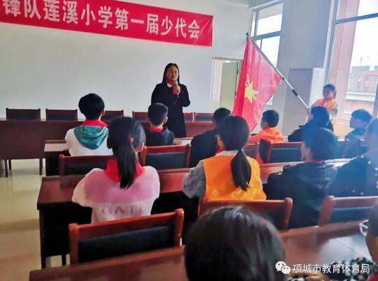 中国少年先锋队莲溪小学第一届少代会隆重召开_项城_项城网