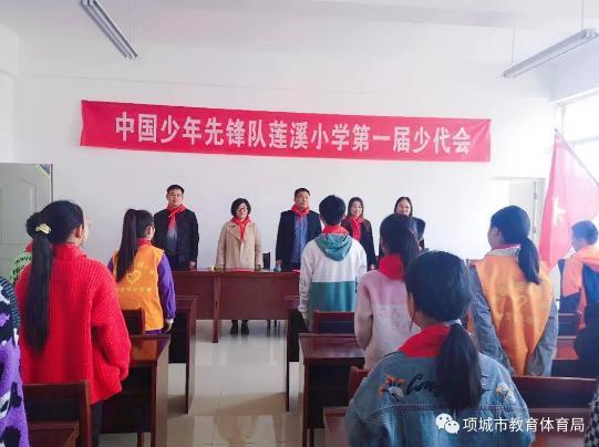 中国少年先锋队莲溪小学第一届少代会隆重召开_项城_项城网